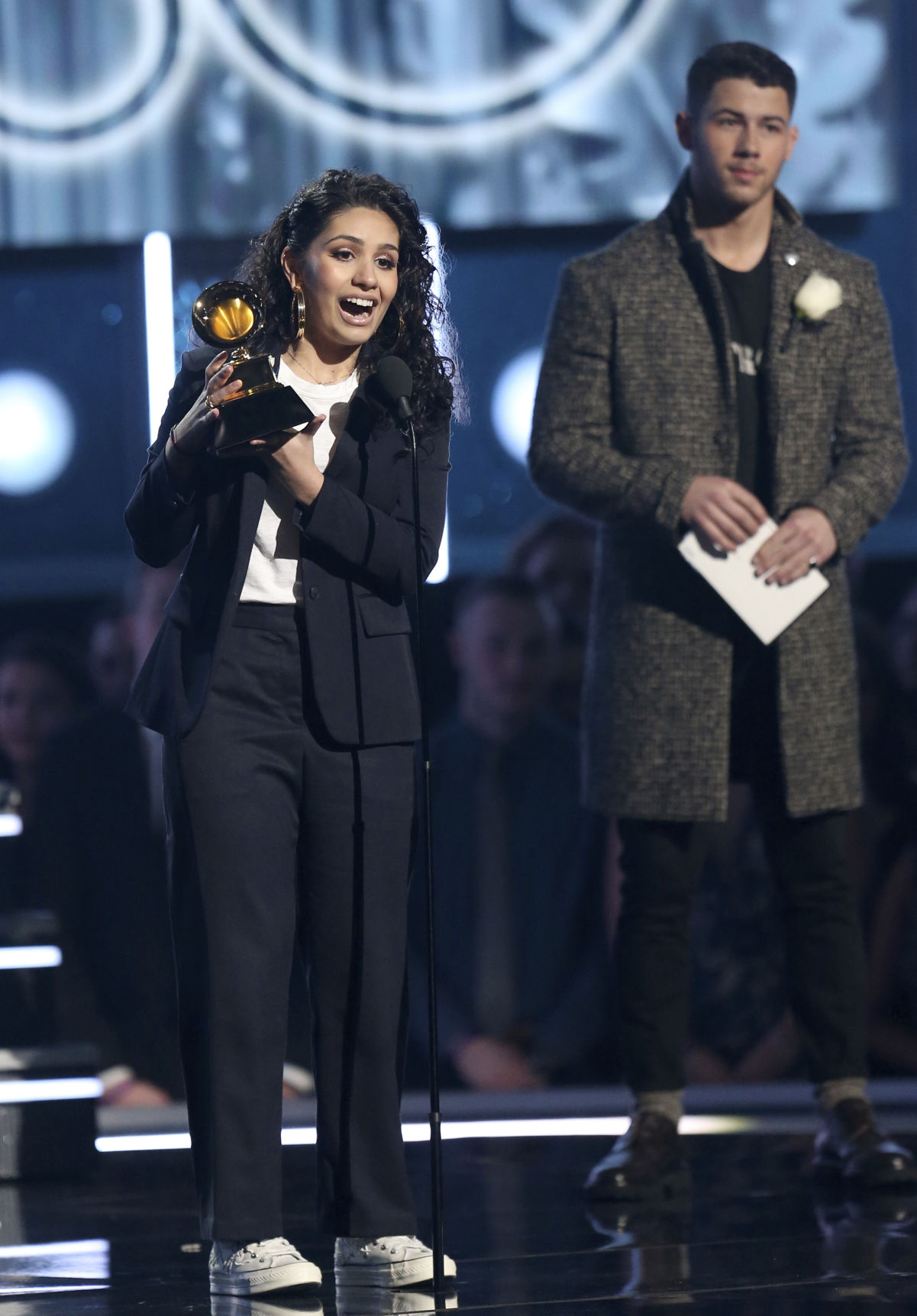 APTOPIX 60th Annual Grammy Awards - Show